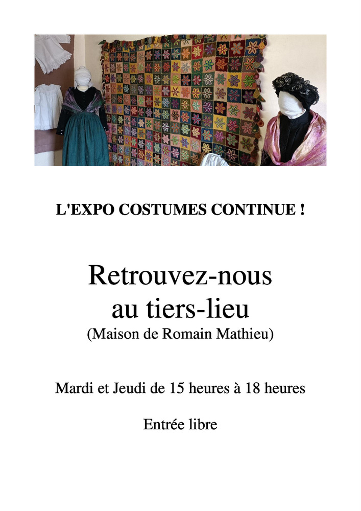 affiche expo costumes